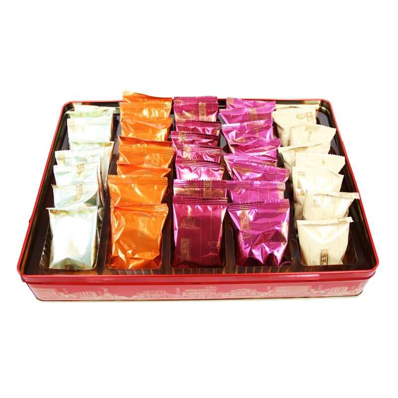 广州酒家 金装经典手信礼盒424g 5味广式特产糕点伴手礼零食早餐团购送礼