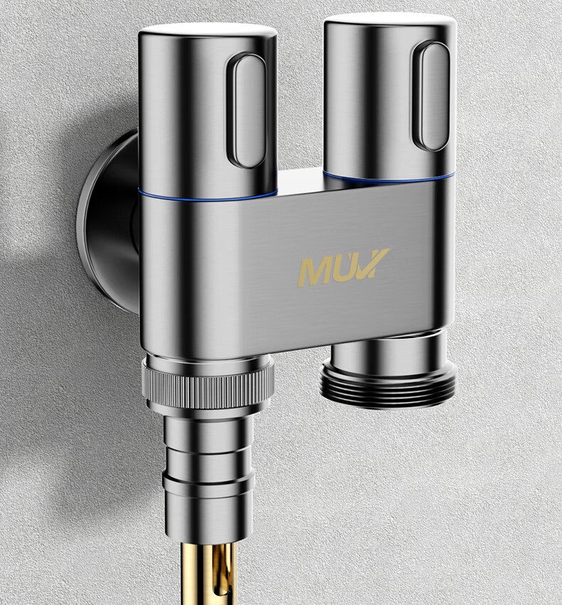 Muvi Faucet Hot and Cold Water Inlet Hose for Washbasin Kitchen Faucet with Tapered Connector 304RGD 60cm 17