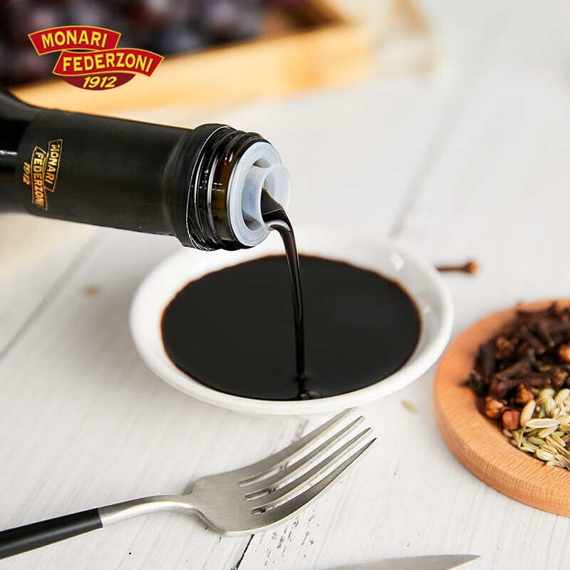 莫奈瑞银标黑醋500ml【意大利进口IGP】酿造香醋沙拉油醋汁凉拌饺子果醋