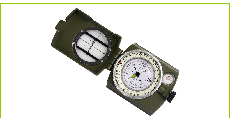 BIJIA Multifunctional Professional Compass, Outdoor Hiking Compass, Geological Compass with Fluorescent Ring, High Precisio 13