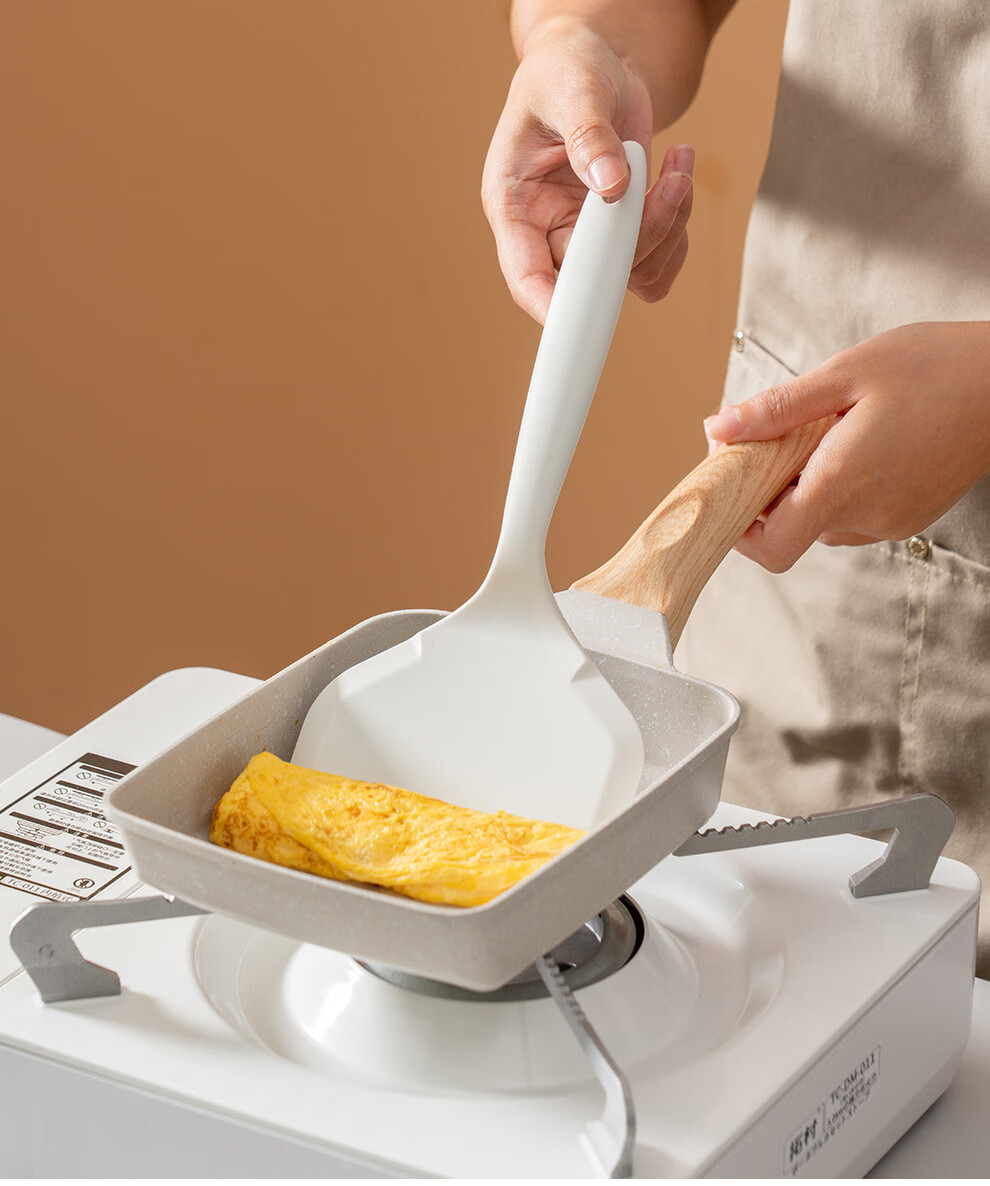 Onlycook Mini Silicone Spatula And Soup Ladle Set, Non-Stick Heat-Resistant Silicone Spatula And Ladle, Two-Piece Set 8