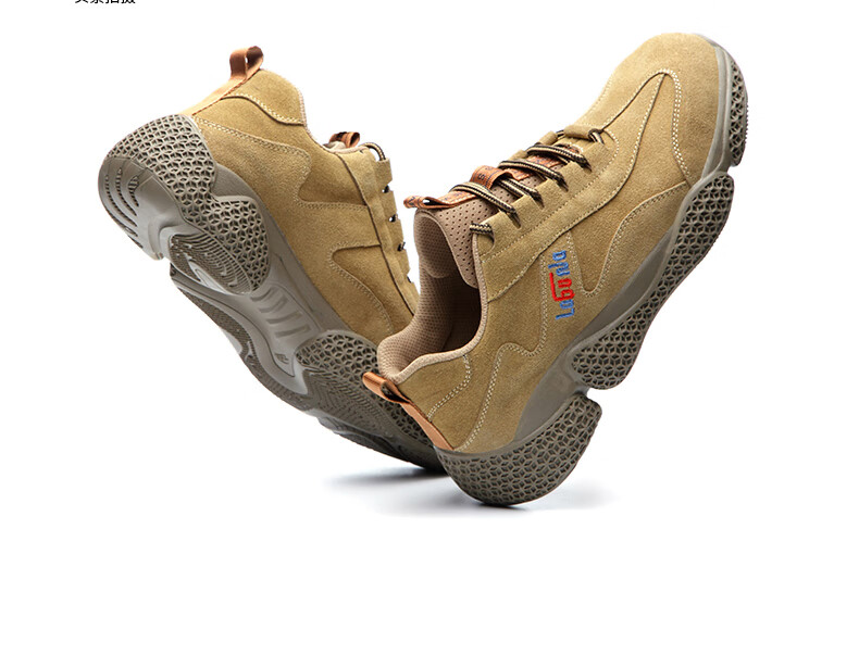 LAOGUANJIA Men's Safety Shoes with Steel Toe, Anti-Smashing And Puncture-Resistant Work Boots, Breathable, Wear-Resistant, Acid And Alkali Resistant Functional Shoes 927 Size 38 13