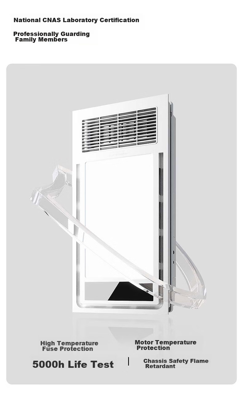 YOUPON (YOUPUN) Bathroom Heater with Integrated Heating, Lighting And Exhaust Fan, Ultra-Thin Minimalist Design, Dual Motor High-Power DZ020 8