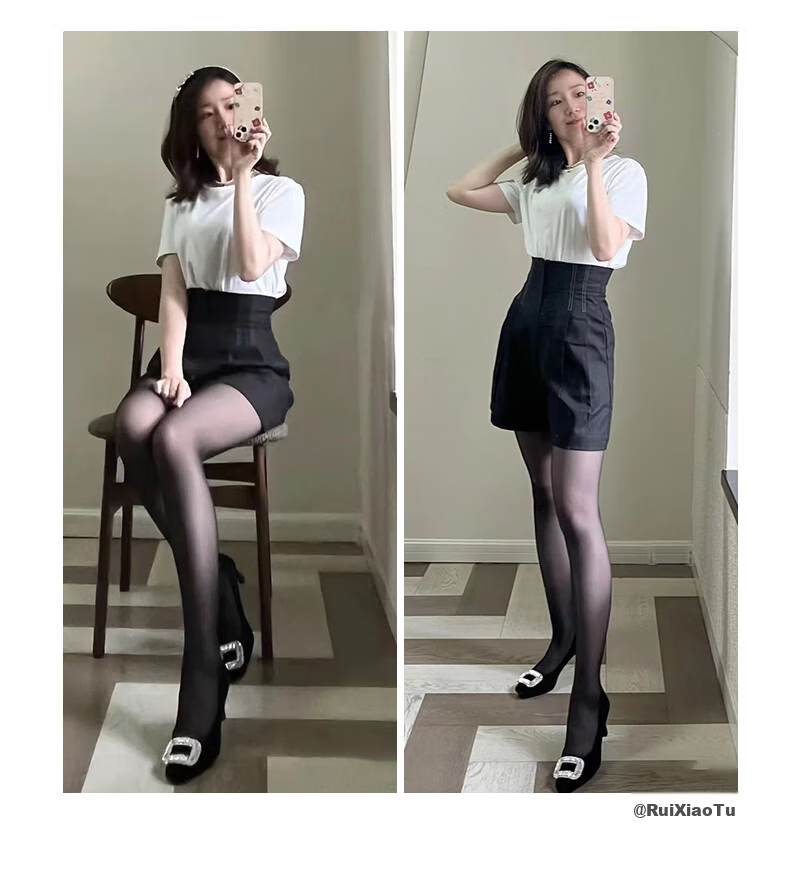 COMELY Square Buckle High Heels for Women, Spring Commute Square Toe Fashionable French Rhinestone Pumps Stiletto Shoes, Pink Apricot Color, Size 36 2