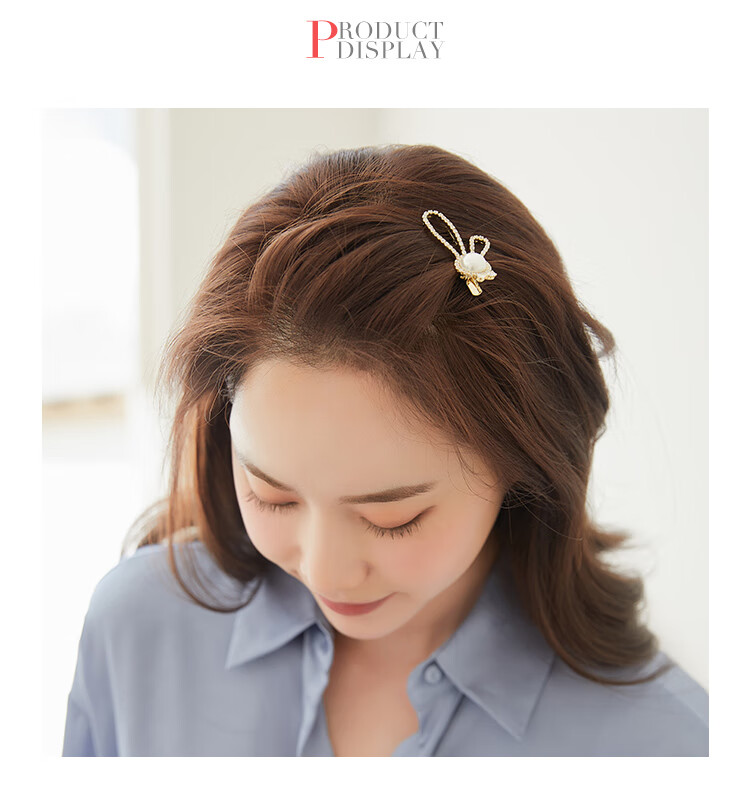 CHIMERA [Noble] 6 Sweet Hair Clips for Women, High-End Hairpins, Side Clips, Bangs Clips, Gift Box, Mid-Autumn Festival Gift 13