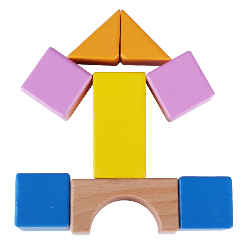 Hape (Germany) Children's Large Building Blocks Toy Trial Pack 20 Pieces Blocks Boys and Girls Holiday Gift E9355 4