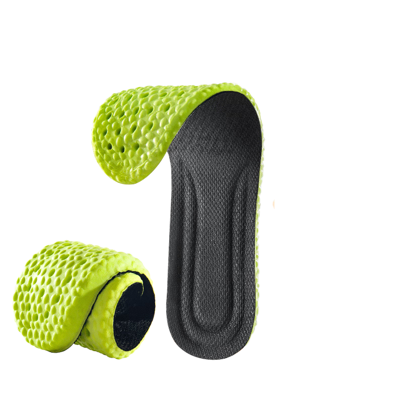 IQGD, 2 Pairs, Odor-Resistant Insoles for Men And Women, Sports, Mugwort Antibacterial Shock-Absorbing Breathable Military Training Mugwort Deodorizing Version, Size 37-38