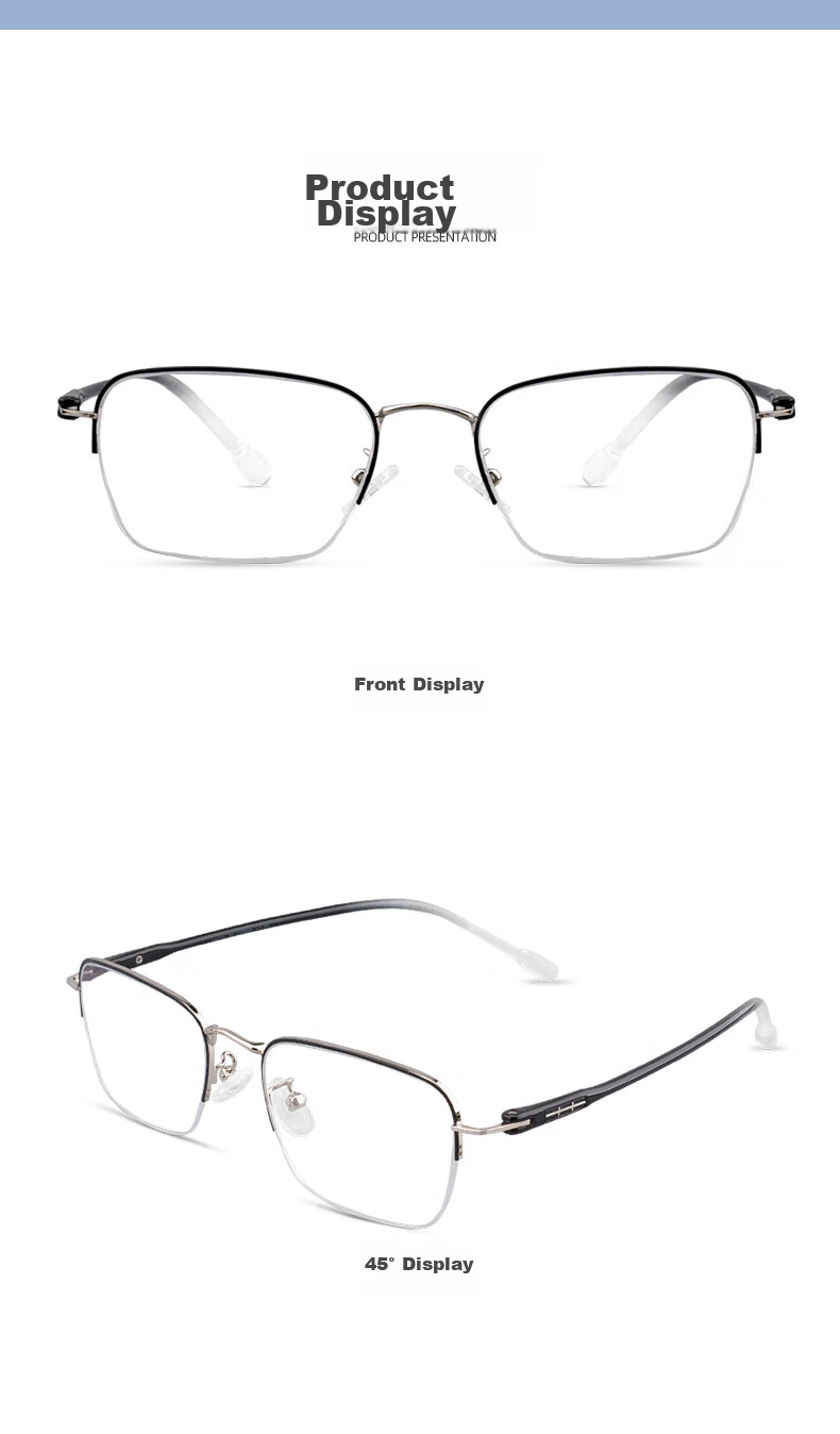 VGO Reading Glasses for Men And Women, Bifocal Anti-Radiation Dual-Light Glasses for Elderly, Model 9606 Black 100 Degrees 19