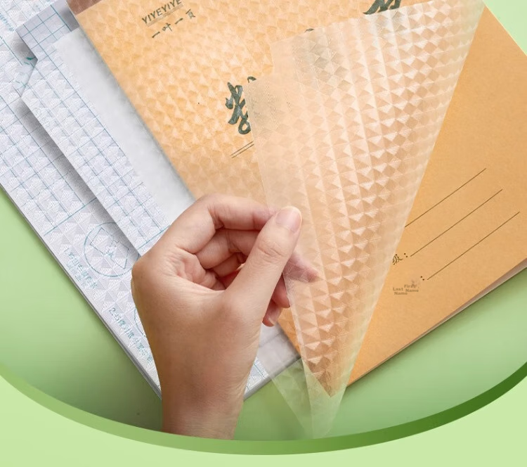 Liupintang Self-Adhesive Notebook Cover, Transparent Frosted A5 Book Cover, 16K Elementary School First And Second Grade Textbook Cover, 32K Grid Arithmetic Book Cover, Basic Training 5