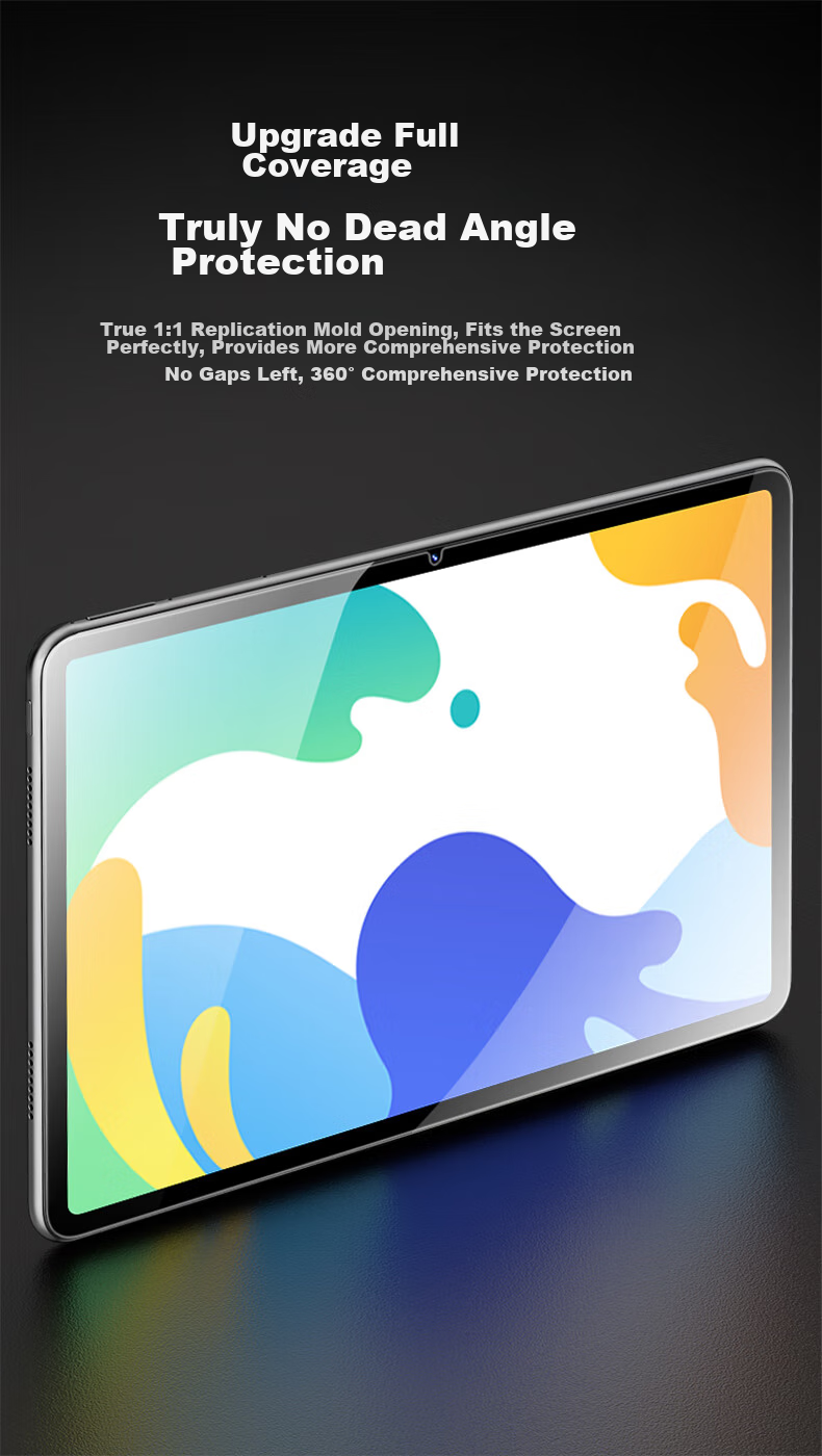 CangHua Tempered Glass Screen Protector for Huawei MatePad 10.4 Kirin/Yue Dong Version, Honor V7/V6 Tablet Protective Film, 10.4-Inch Shatterproof Anti-Fingerprint HD Screen Protector 6