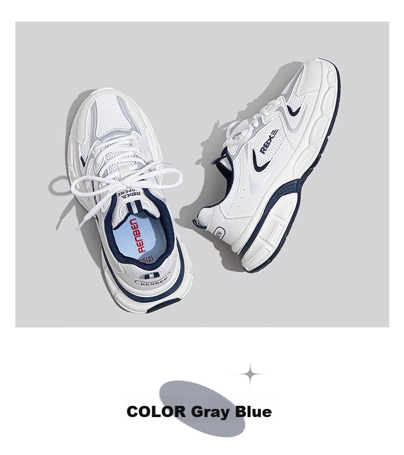 RENBEN Women's Chunky Sneakers, Platform Shoes for Height Increase, Versatile Sports Shoes for Autum 22