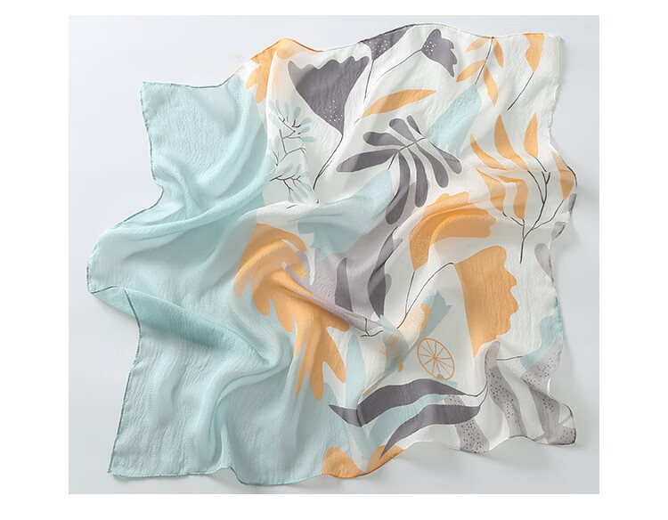 Shanghaigushi Silk Scarf for Women, 100% Mulberry Silk, Spring And Summer Scarf, Gift Box, Mid-Autumn Festival Gift 17
