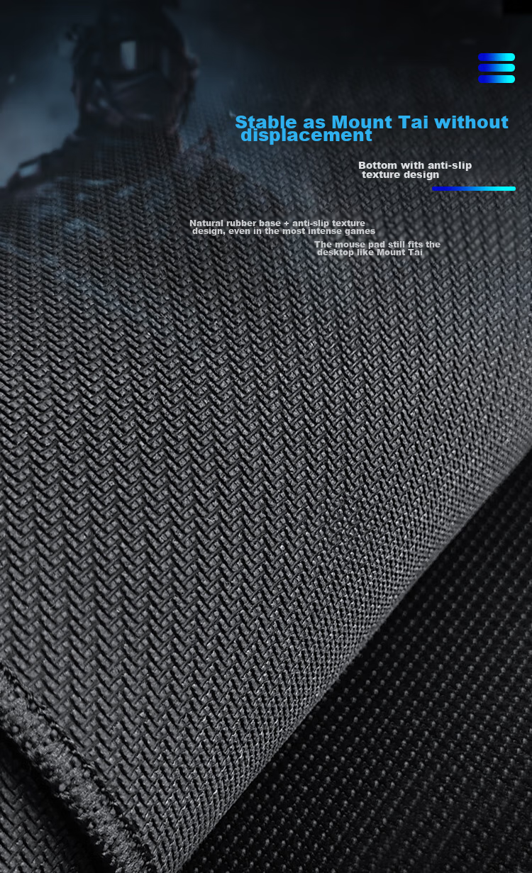 AOC Professional Gaming Mouse Pad, Extra Large Size 900*400*4mm, Thickened with Locked Edges, Grid Fiber Surface, for Keyboard And Computer Desk Use, G10XL/93 Black 7