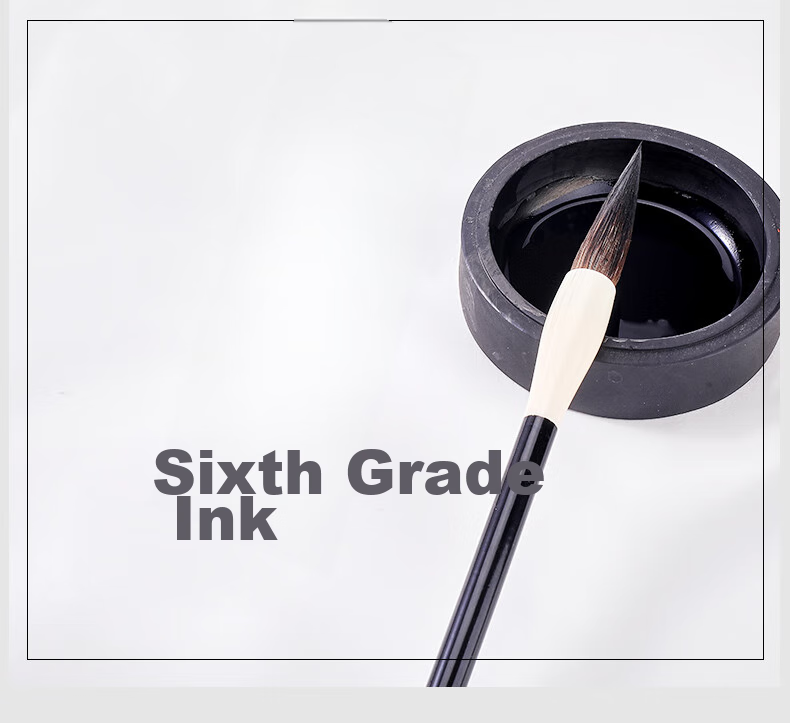 [Lowest Price Online] Liupintang Deyingxiangshou Beginner's Wolf And Sheep Calligraphy Brush for Chinese Painting, Large Regular Script Medium Regular Script Small Regular Script Brush, Four Treasures of The Study Huzhui Brush, Medium Regular Script, 1 Piece 14