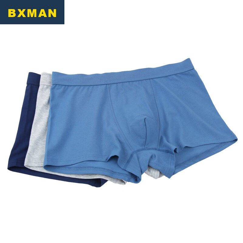 Мужские трусы BXMAN, боксеры, хлопок, 3 шт., размер L