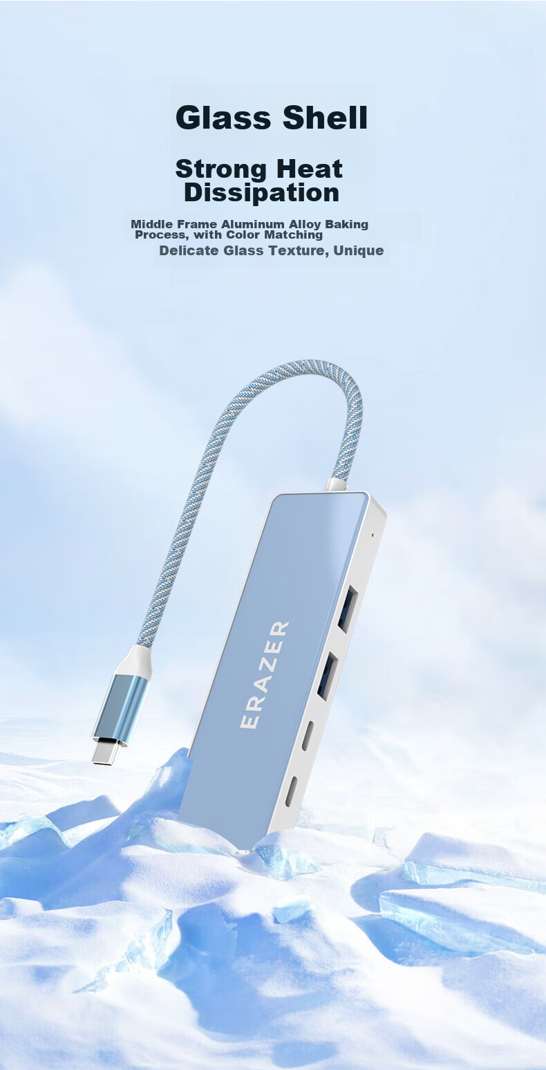Lenovo Invests in Brand Yinengzhe Type-C Expansion Dock, HDMI Cable Converter, Hub Splitter, 4K60Hz Screen Mirroring, PD Fast Charging, Suitable for Laptops And Desktop Computers 8
