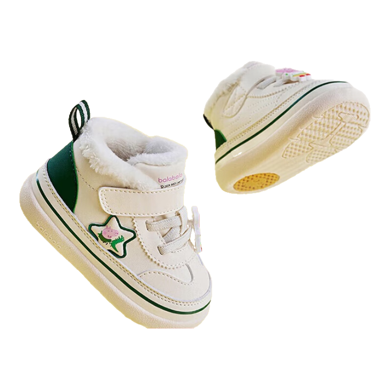 BALABALA Baby Walking Shoes for Infant Boys And Girls, Autumn/winter Children's Shoes [Peppa Pig IP] 208424144201