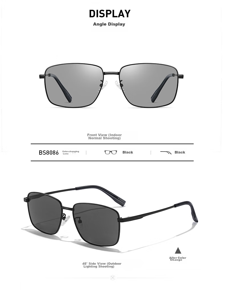 CAPONI Photochromic Polarized Sunglasses for Men, Day And Night Use, Driving-Specific Night Vision Glasses, Anti-Glare High Beam Protectio 13