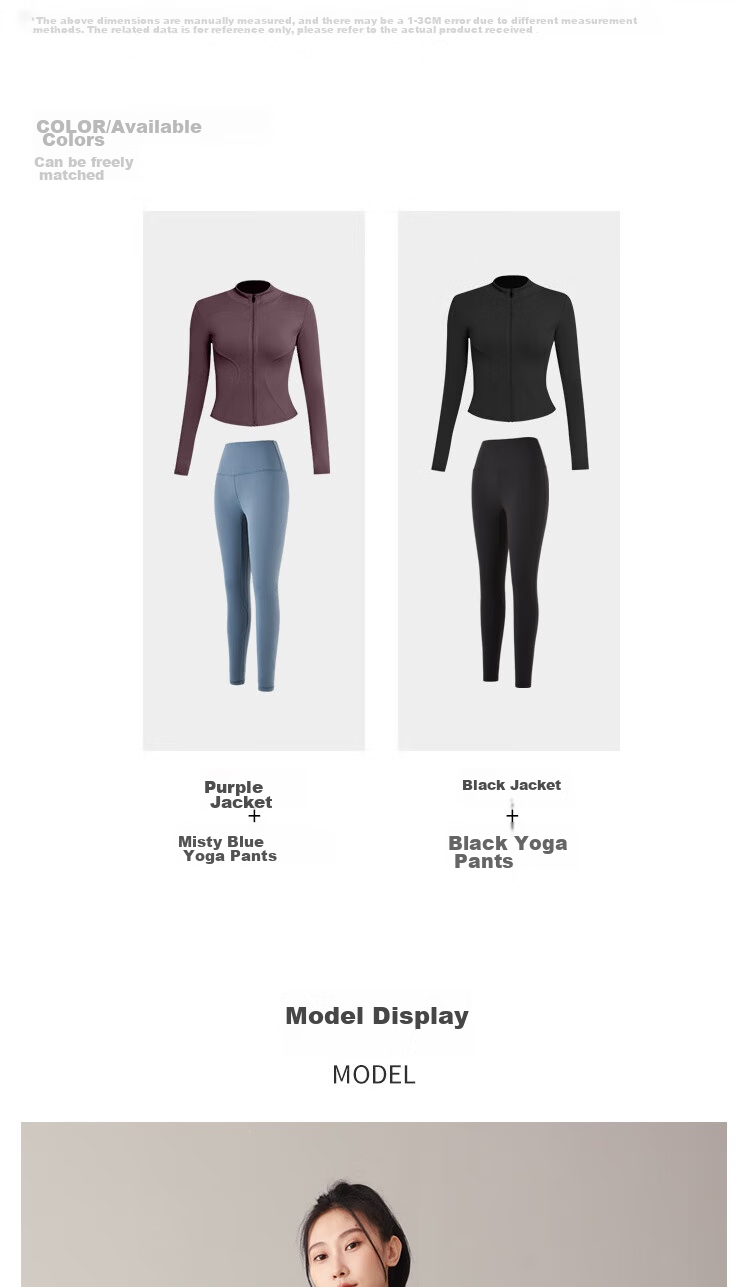 Fandimu Yoga Outfit for Women, Sports Fitness Pilates Slimming Body-Shaping Running Cycling Hiking Badminton Outfit 9