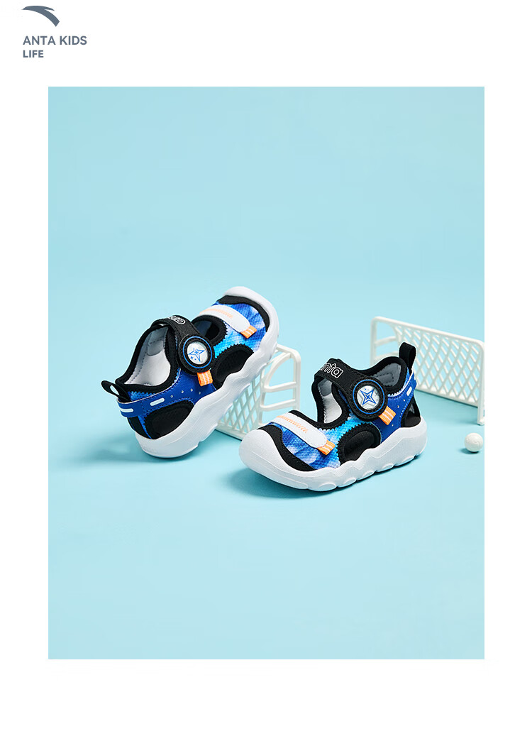 Anta Kids Boys Infant 2026 Summer Breathable Lightweight Octopus Beach Sandals A12620035 10