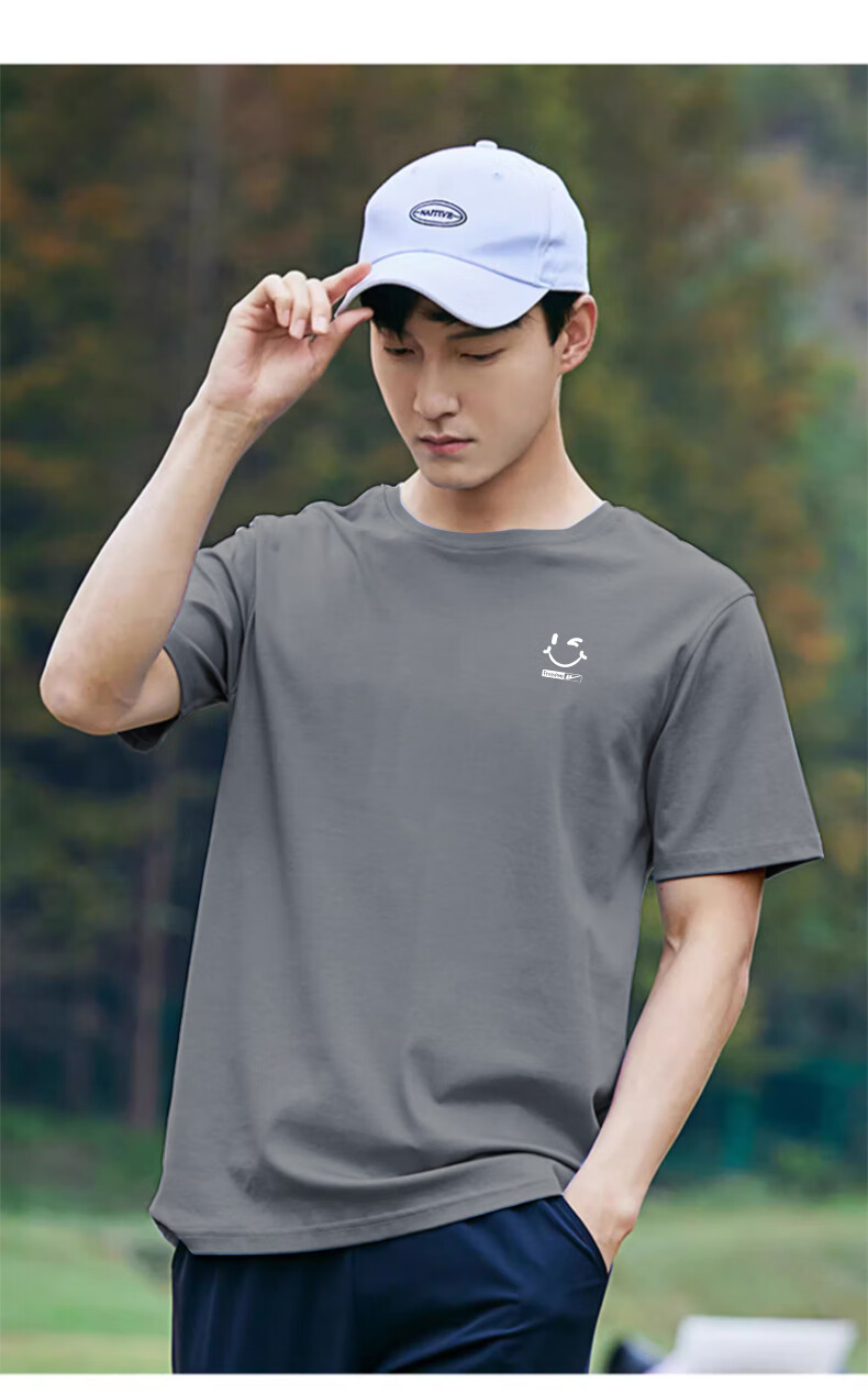 Warrior Short-Sleeve T-Shirt for Men, Summer Pure Cotton Breathable Sports Tee, Versatile Men's Top for Summer Wear 17