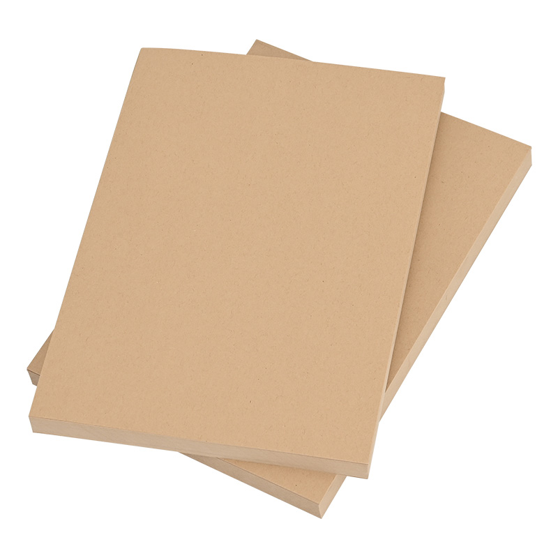 Taidang Kraft Paper Blank A4 Size Paddle Paper A4 Cover Paper, Voucher Cover Kraft Printing Paper, 80g [100 Sheets] NA480 3
