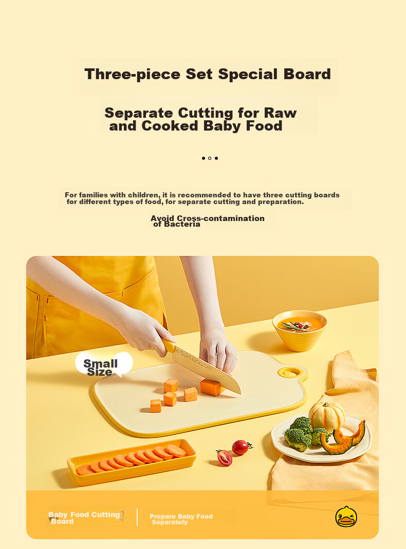COOKER KING Cutting Board, Antibacterial Chopping Board, Plastic Cutting Board, Household Double-Sided Use Cutting Board, 42*26.5*1 10