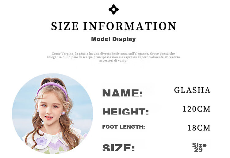 Snoffy Girls' Leather Shoes, Spring Children's Crystal Shoes, Shiny Diamond Princess Shoes, Comfortable Soft-Soled Flats for Little Girls, Moonlight Silver, Size 28 15
