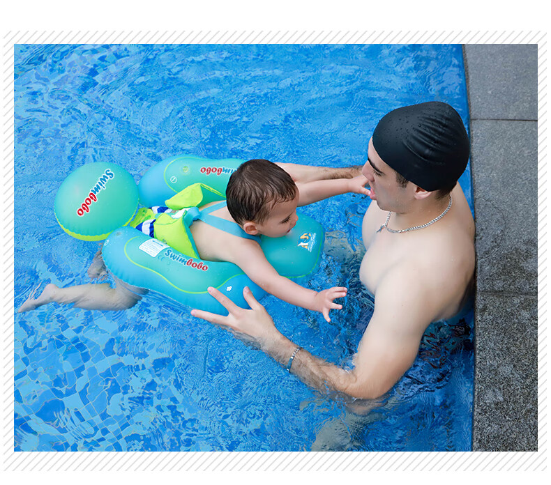 Swimbobo Kids Anti-Tip Swimming Float Baby Swim Float Ring Child Swimming Gear BO5013L 13