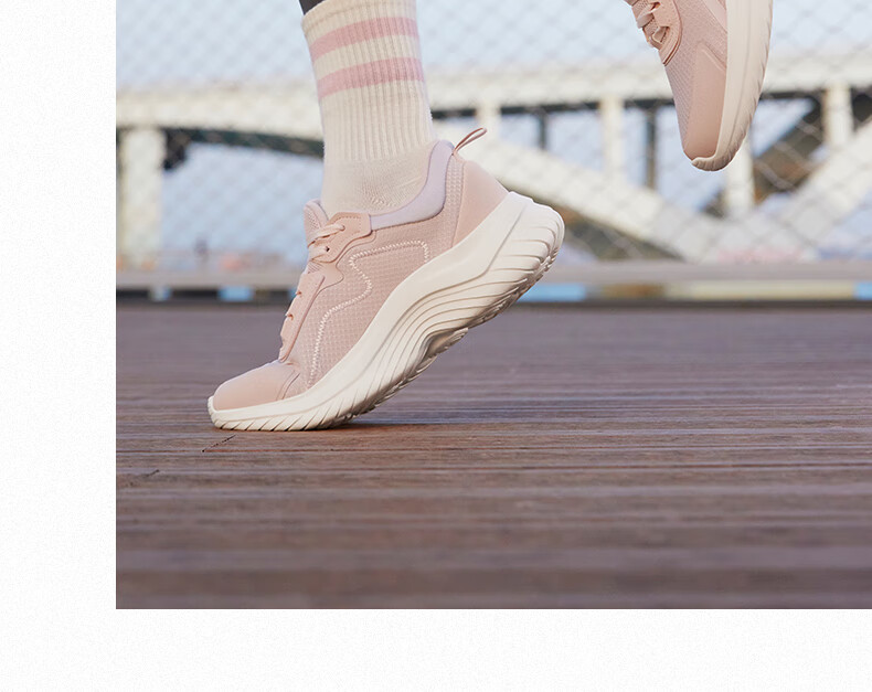 361° Women's Autumn Water-Repellent Leather Running Shoes Shock Absorption Casual Commuting Sneakers 682232233-3 29
