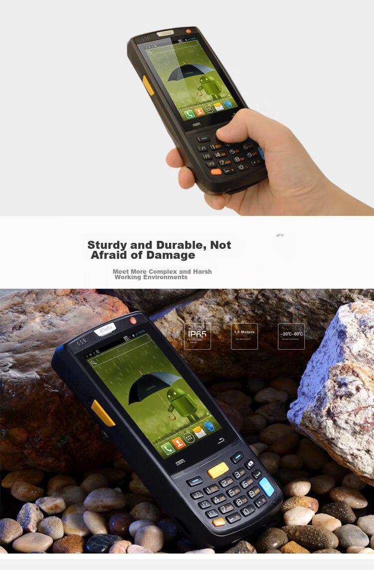 IData 95WPro Handheld Data Terminal PDA, Android Industrial Smartphone, Barcode Scanner, Android ERP Inventory Machine for Inbound And Outbound Stocktaking, Two-Dimensional Wireless Scanning RF Gun Yingda 6