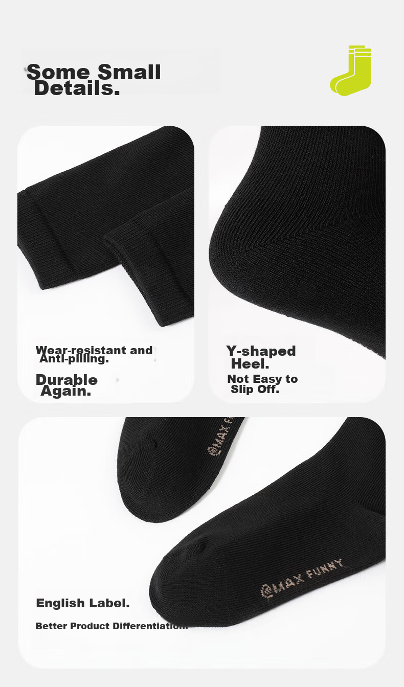 Zhiyouban Children's Mid-Calf Socks, Girls' High Socks for Spring, Autumn And Summer, Black Long Socks for Girls, White Versatile School Uniform Cotton Socks for Students 10