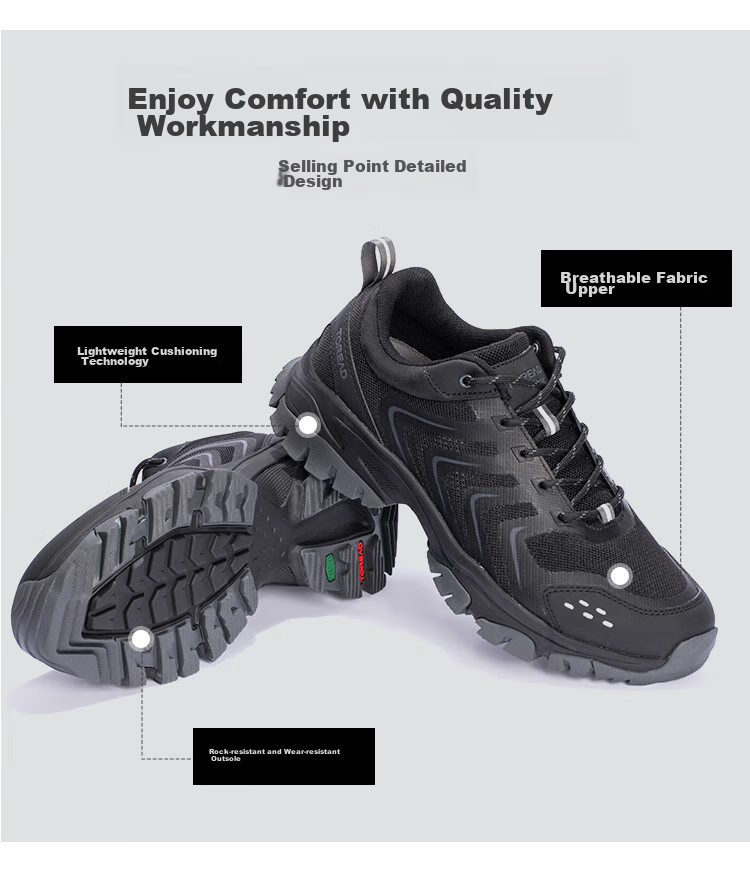 TOREAD Hiking Shoes, Spring And Summer Couple Breathable Casual Sneakers, Outdoor Non-Slip Wear-Resistant Mountaineering Shoes, TFAACN82732 3
