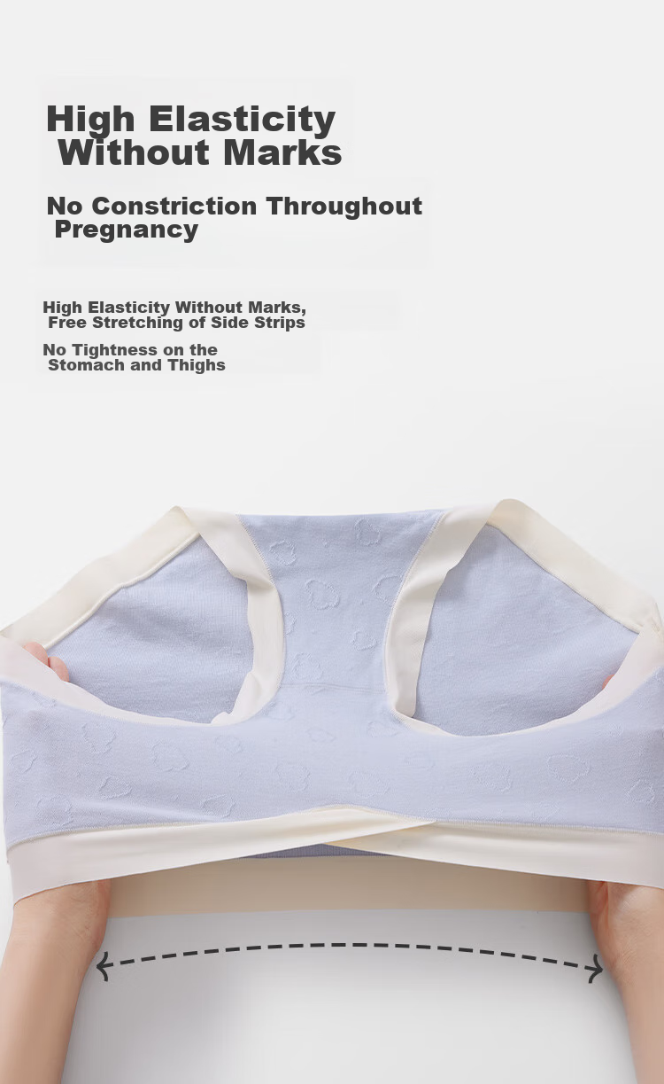 JOYNCLEON Maternity Underwear, Pure Cotton, for Pregnant Women, Mid to Late Pregnancy, Low-Rise, All Seasons, XL Jnk74237 4