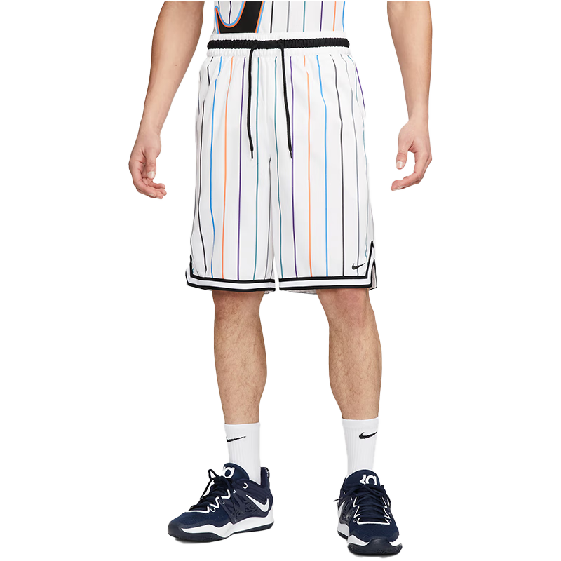 NIKE Men's Sports Shorts, Summer Knitted Shorts Casual Pants, Cool And Lightweight, DX0254-100, White, M
