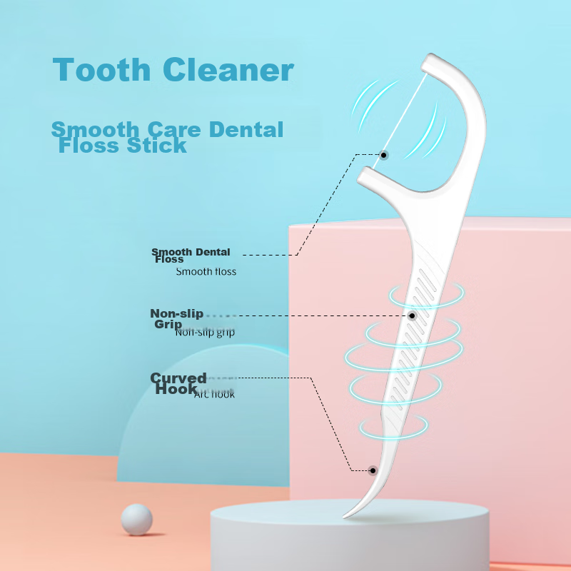 Зубная нить Rongqiao Classic Ultra-Fine, большая упаковка для всей семьи, портативные зубочистки, нить для ухода за полостью рта, 5 пакетов, 540 штук