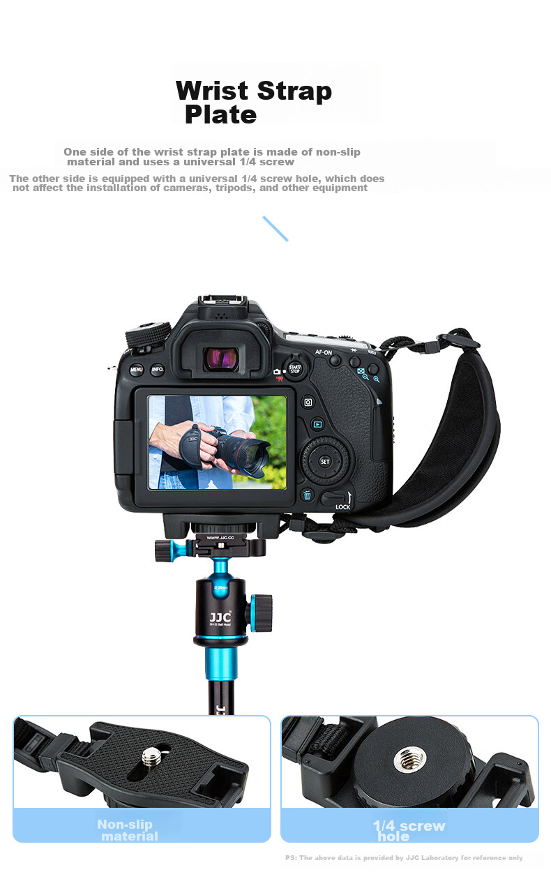 JJC Mirrorless Camera Wrist Strap, Wrist Guard, Compatible with Sony A7M5, A7M3, A6300, A7III, A7R3, Canon M50, 200D, Fuji XT20, Suitable for Nikon Wrist Strap 5
