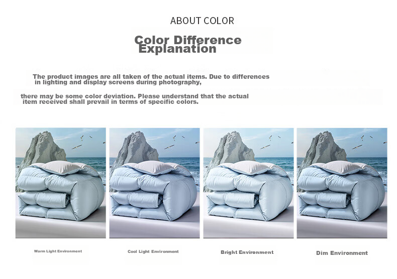 FUANNA × Jingdong Collaboration [Li Xiaoran's Choice] 90% Duck Down Comforter Winter Quilt 203×229cm 13
