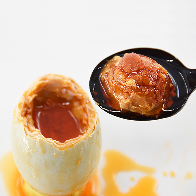 桂珠 咸鸭蛋海鸭蛋大蛋 10枚*80g 年货礼品家庭装 即食起沙流油团购