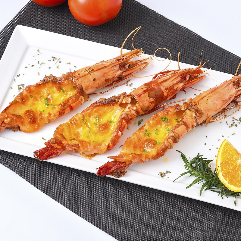 京东超市 海外直采泰国活冻黑虎虾(超大号20/30规格)净重850g 17-26只/盒