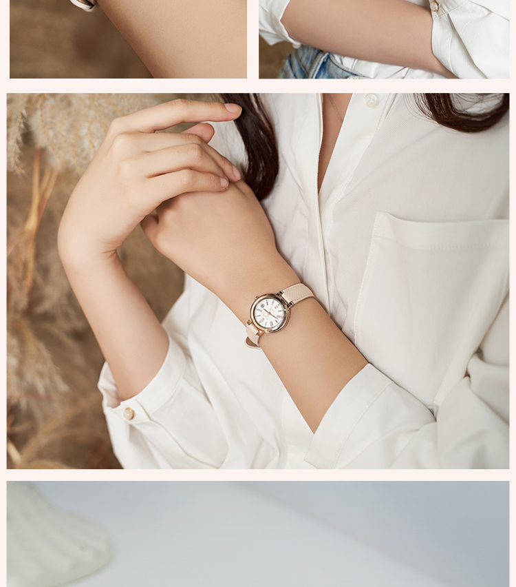 Casio Women's Watch SHEEN, Simple Student Quartz Watch for Exams, Japanese And Korean Style, Gift for Girlfriend, SHE-4531CG 3