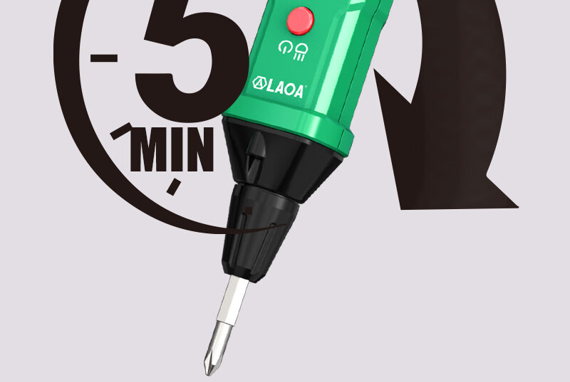 LAOA Digital Display Voltage Tester, Smart Test Pen with Replaceable Heads, Eleven-Character Voltage Tester LA824300 17