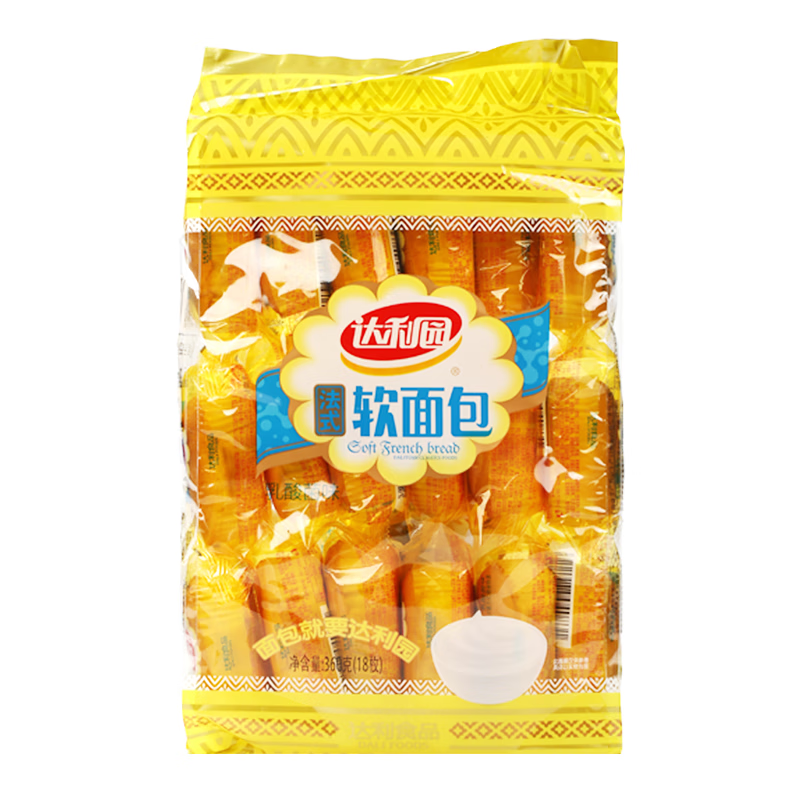 达利园软面包乳酸菌味360g营养早餐代餐小面包网红休闲零食小吃