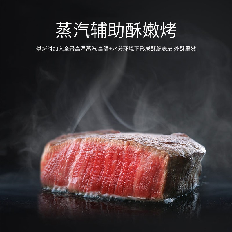 西门子（SIEMENS）蒸烤箱一体机嵌入式 智能蒸汽烤箱蒸箱烤箱二合一45升大容量 双重自清洁 CS289ABS0W