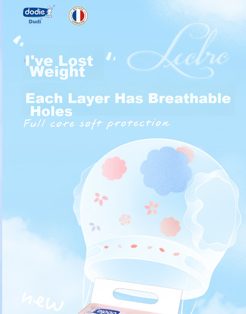 Dodie Breathable Soft Baby Diapers for Newborns, Size S, 54 Pieces, Ultra-Thin And Breathable, Suitable for Both Boys And Girls 1