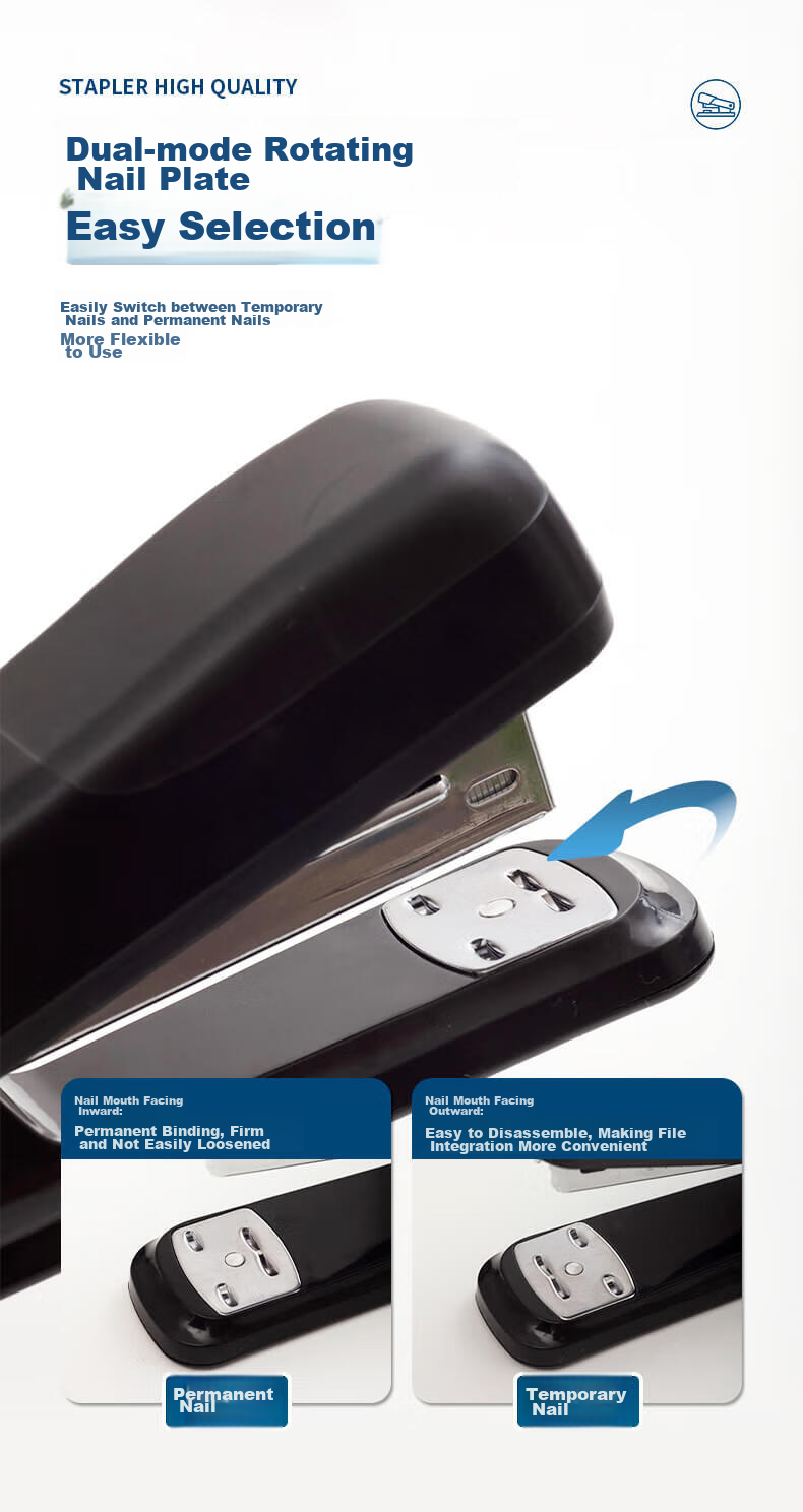 M&G 10# Stapler Set, Stapler (Stapler + Staples), Durable Office Supplies, Random Color ABS91633 Back-To Essential 3