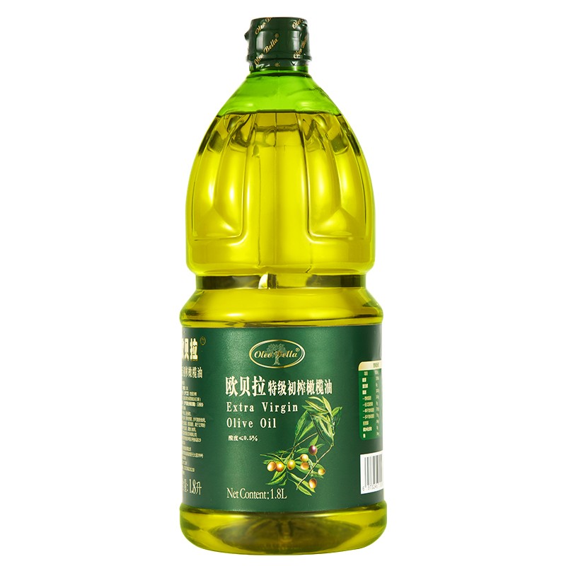 欧贝拉（Oleo Bella） 【保真橄榄油】特级初榨橄榄油1.8L西班牙原油进口食用油 凉拌