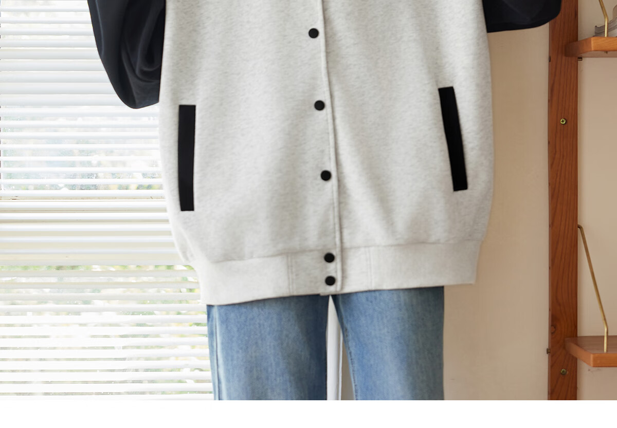 Halo Queen Women's Sweatshirt Jacket, Spring And Autumn Letter Baseball Shirt, Fashionable Casual Sports Top, New Product H143U2001 64
