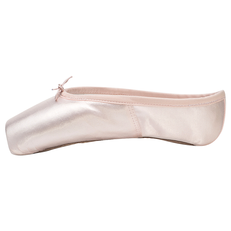 Sansha Princess Ballet Pointe Shoes, Satin Practice Shoes, Leather Sole Dance Shoes, Hard Shoes DP801SL, English Satin, Size 36