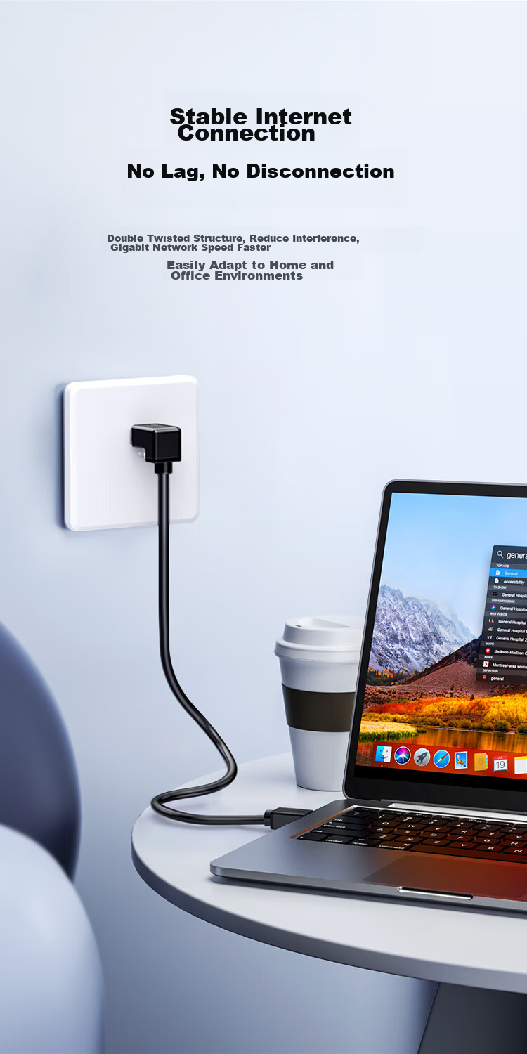BIAZE Cat6 Ethernet Cable Straight-Through 1 Meter, Gigabit Network Connection Cable, Computer Broadband High-Speed Network Cable, Finished Network Patch Cord 5